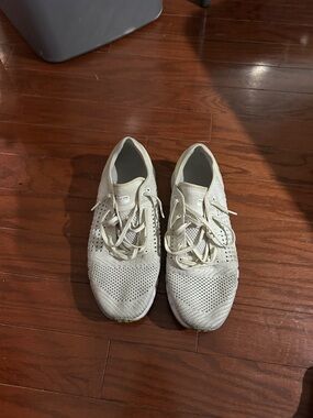 Under Armour Men’s Knit Lightweight Sneakers — Off-White